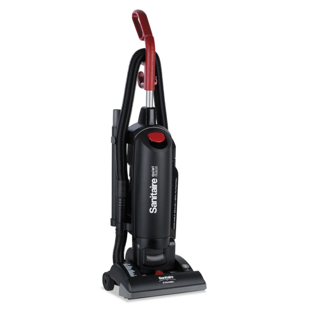 FORCE QuietClean Upright Vacuum SC5713D, 13" Cleaning Path, Black - Image 3