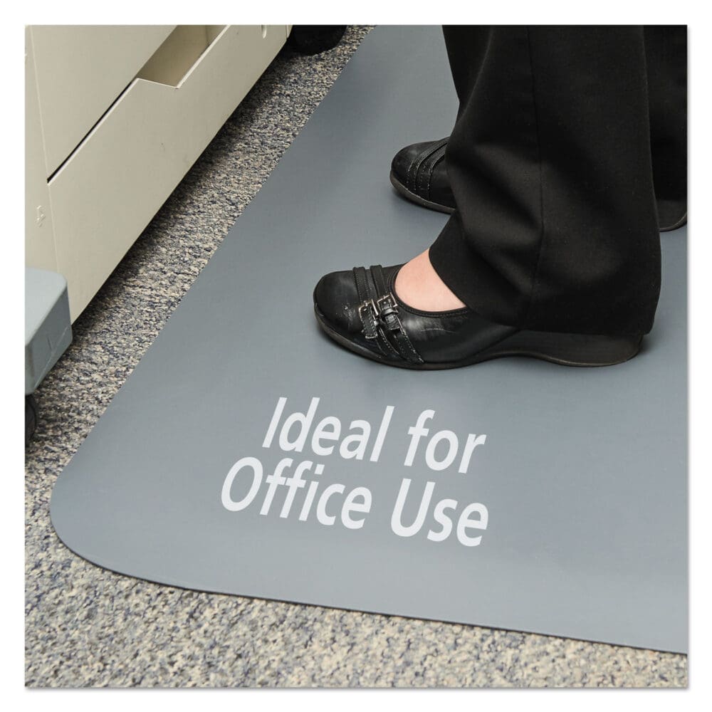 Pro Top Anti-Fatigue Mat, PVC Foam/Solid PVC, 24 x 36, Gray - Image 6