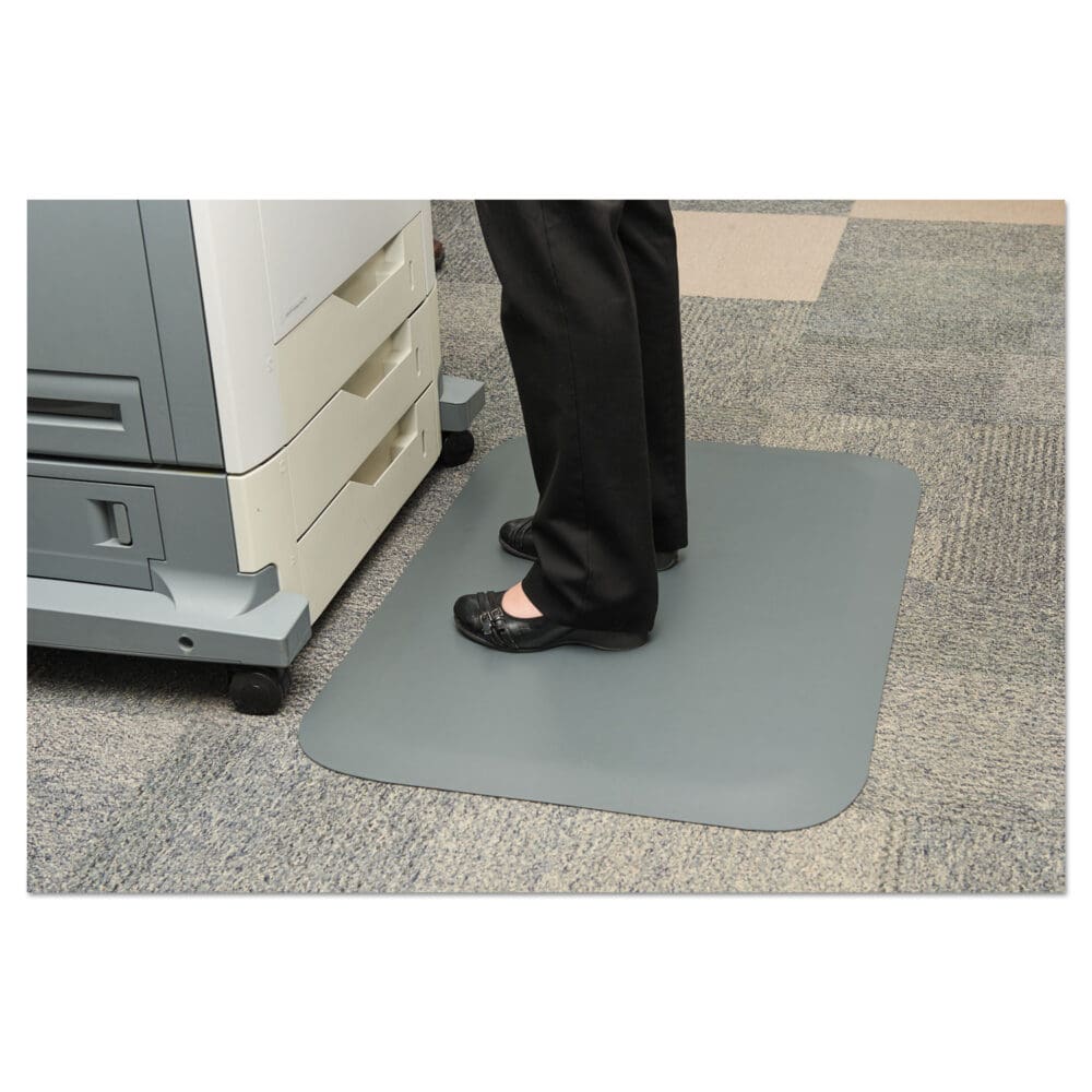 Pro Top Anti-Fatigue Mat, PVC Foam/Solid PVC, 24 x 36, Gray - Image 11