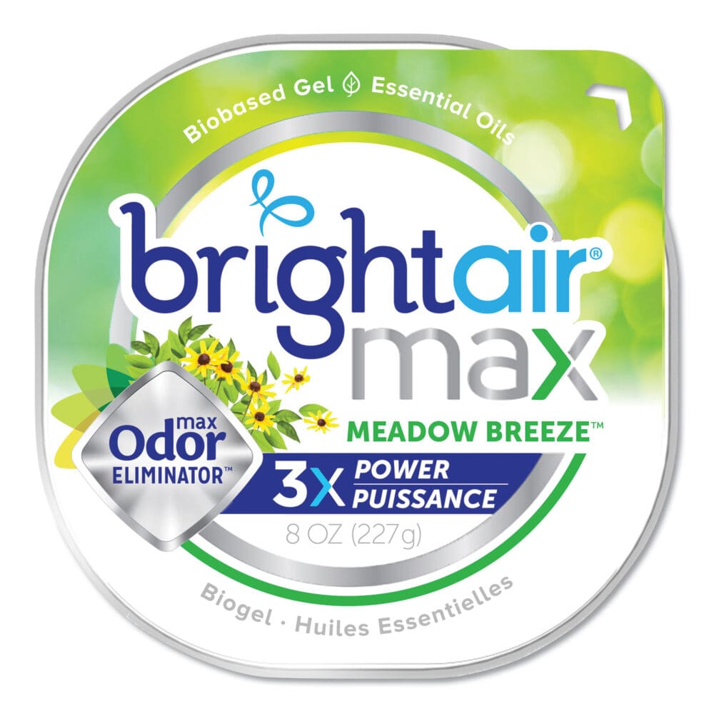Max Odor Eliminator Air Freshener, Meadow Breeze, 8 oz Jar - Image 6