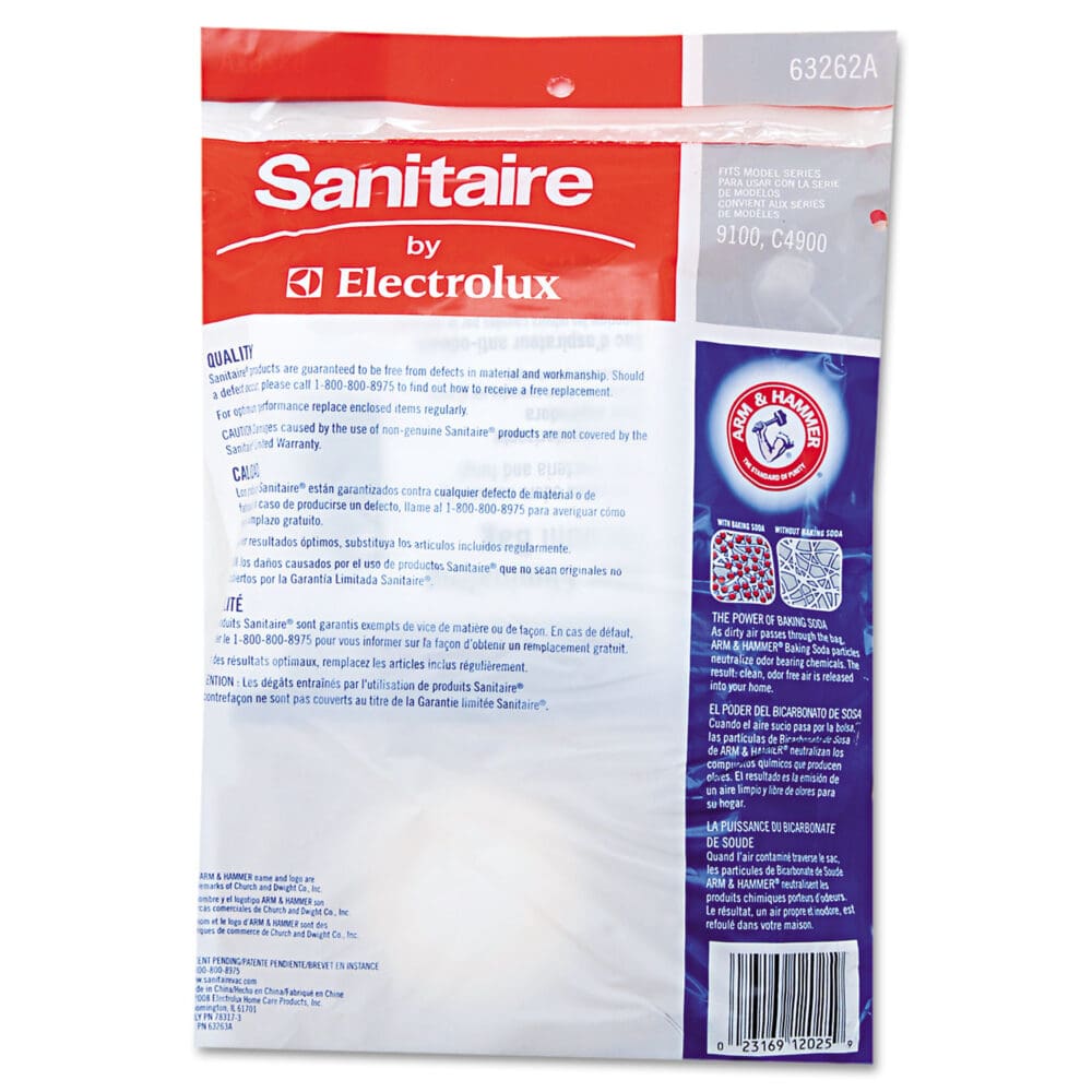 SD Premium Allergen Vacuum Bags for SC9100 Series, 5/Pack, 10 Packs/Carton - Image 3
