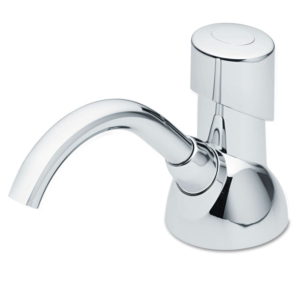 CX Counter Mount Foam Soap Dispenser, 1,500 mL/2,300 mL, 4.5 x 11.88 x 4.5, Chrome - Image 8