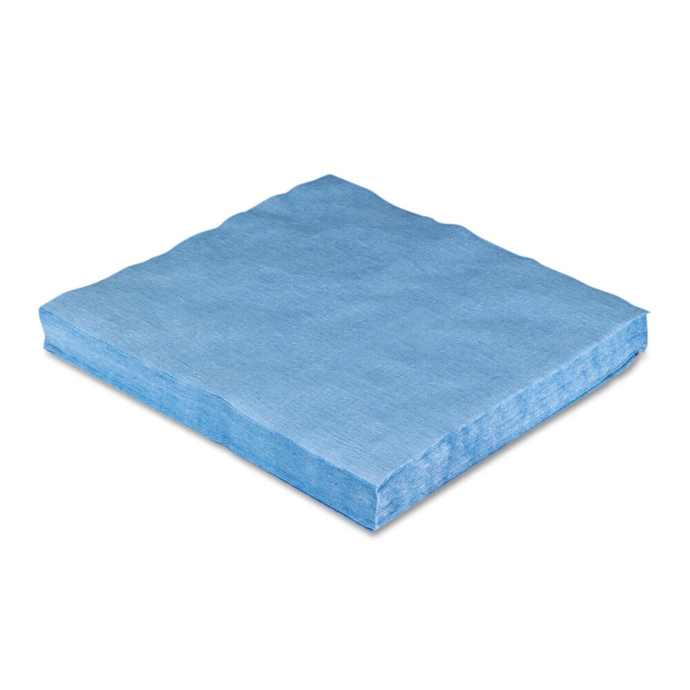 Sontara EC Engineered Cloths, 12 x 12, Blue, 100/Pack, 10 Packs/Carton - Image 4