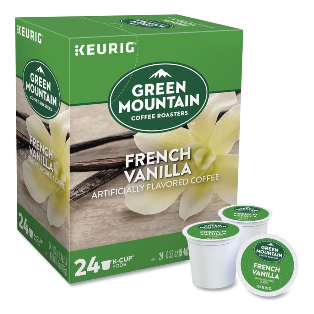 French Vanilla Coffee K-Cup Pods, 96/Carton - Image 2