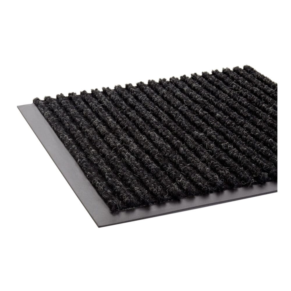 Needle Rib Wipe and Scrape Mat, Polypropylene, 36 x 60, Charcoal - Image 3