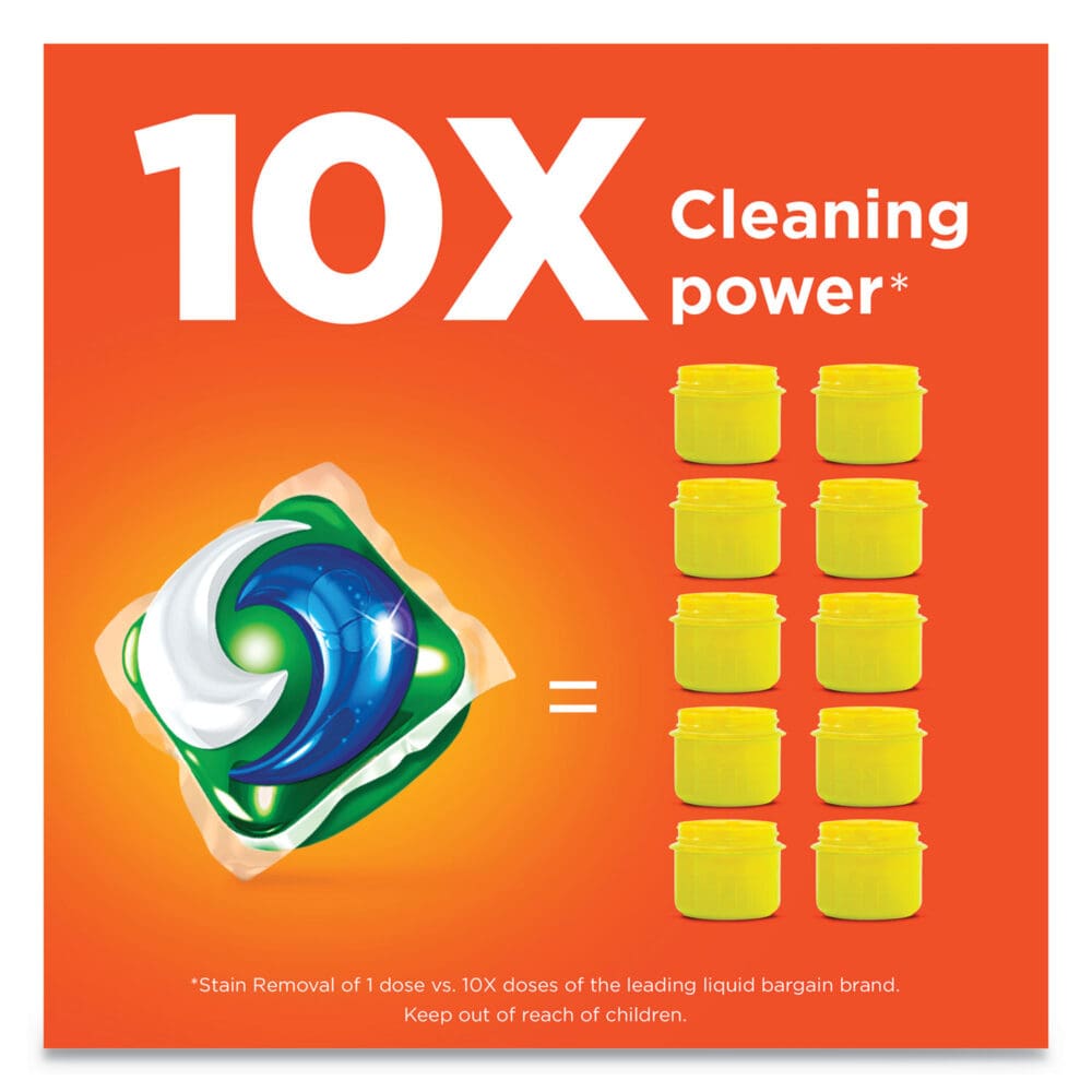 Pods, Laundry Detergent, Spring Meadow, 35/Pack, 4 Packs/Carton - Image 6