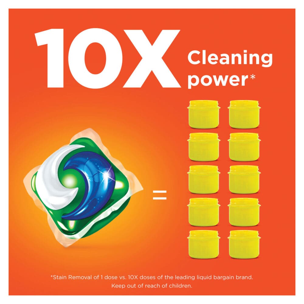 Pods, Laundry Detergent, Clean Breeze, 35/Pack, 4 Pack/Carton - Image 5