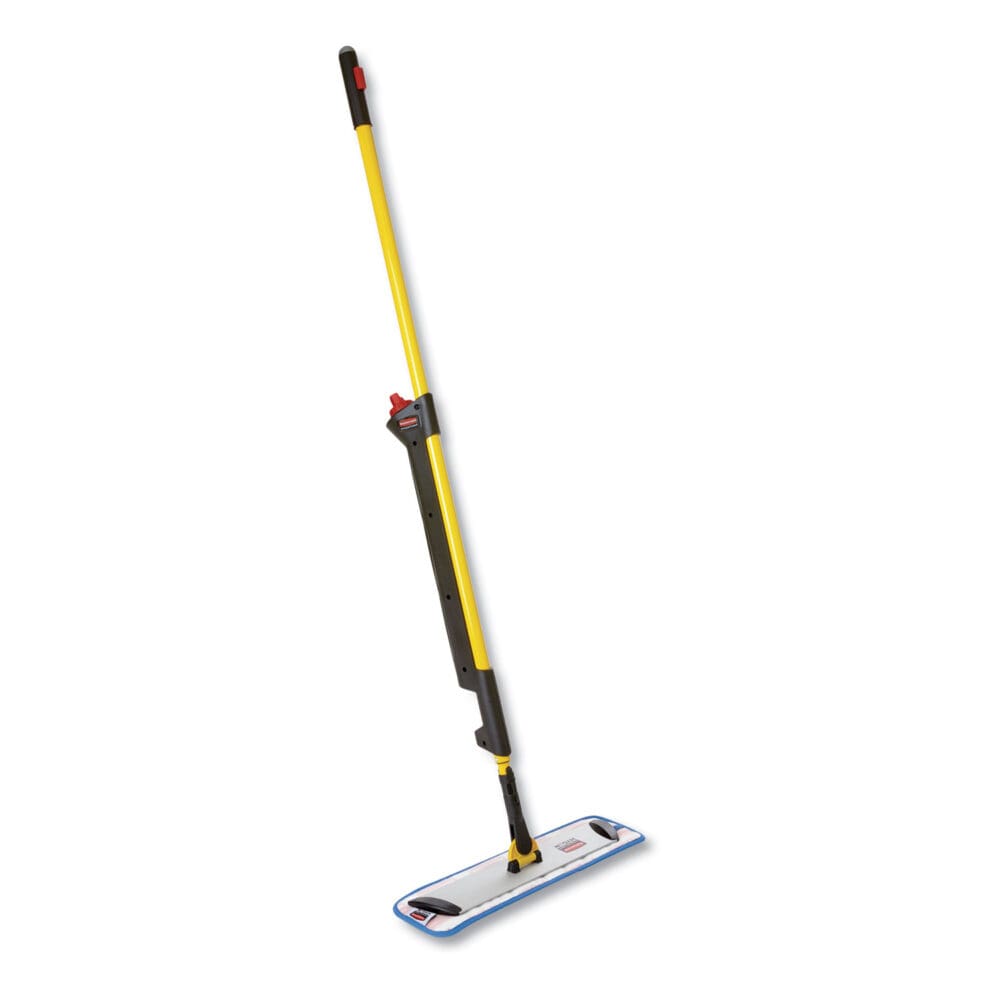 Pulse Microfiber Spray Mop System, 17" Wide Microfiber Head, 52" Yellow Plastic Handle - Image 8
