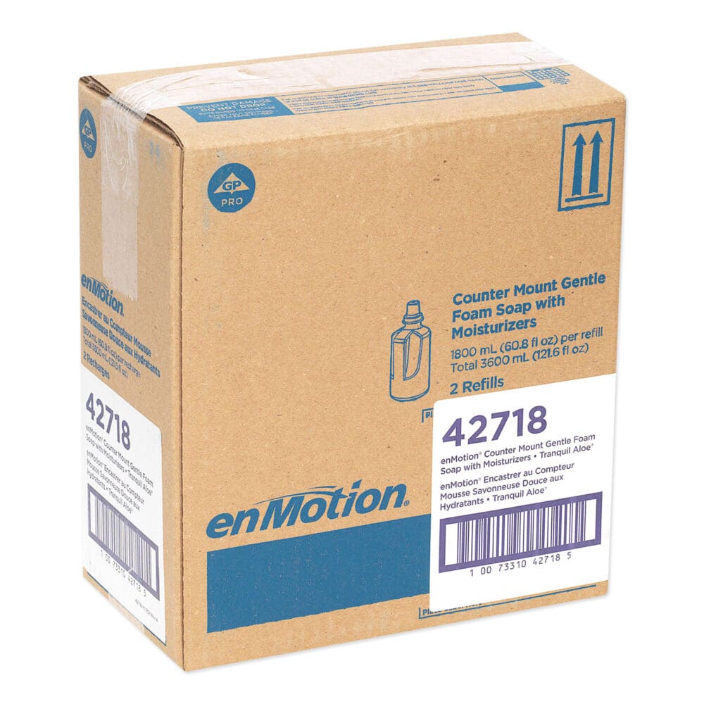 GP enMotion Counter Mount Foam Soap Refill, Tranquil Aloe, 1,800 mL, 2/Carton - Image 4