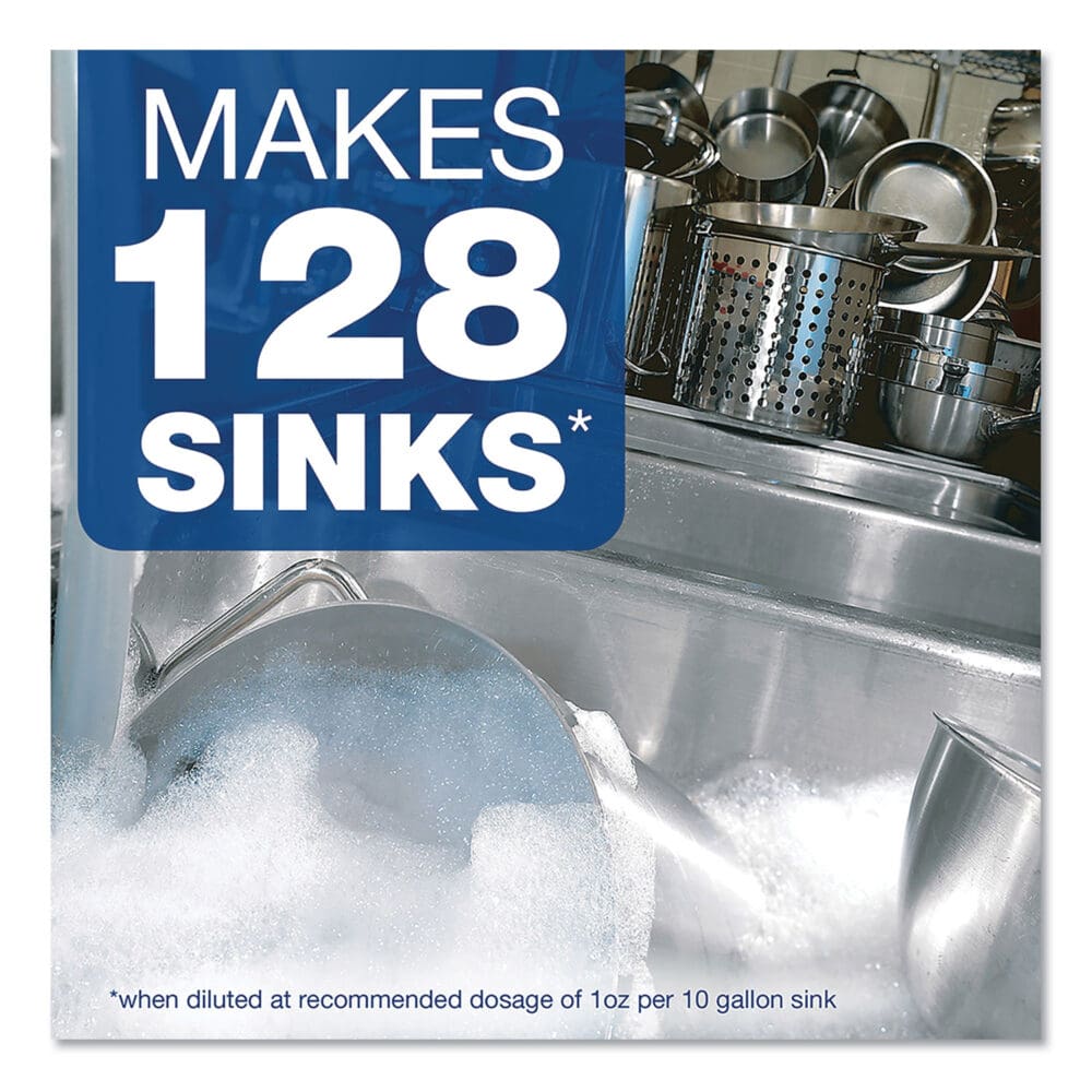 Manual Pot/Pan Dish Detergent, Lemon, 4/Carton - Image 2