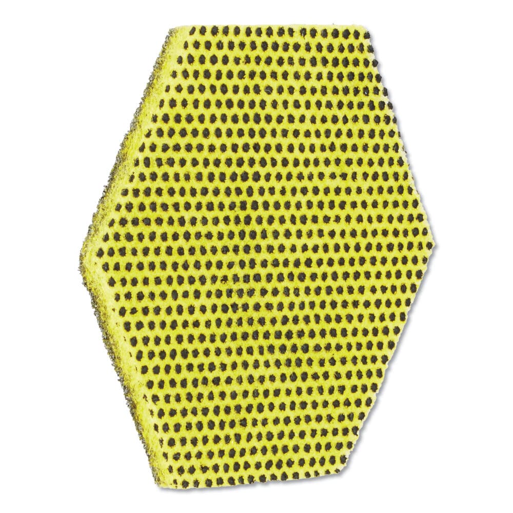 Dual Purpose Scour Pad, 5 x 5.75, Green/Yellow, 15/Carton - Image 2