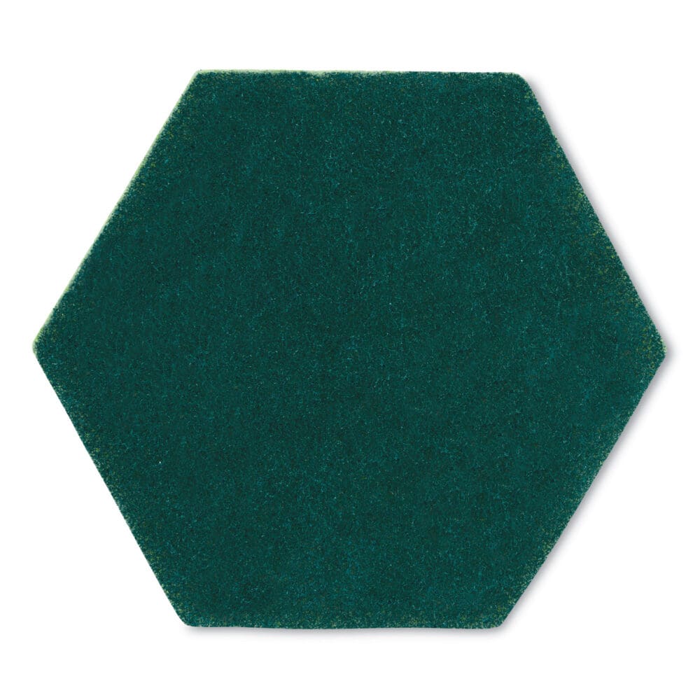 Dual Purpose Scour Pad, 5 x 5.75, Green/Yellow, 15/Carton - Image 5