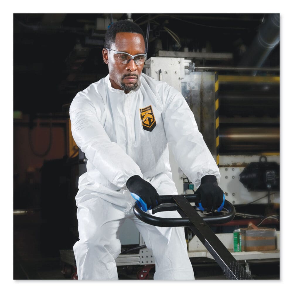A40 Elastic-Cuff and Ankles Coveralls, White, Large, 25/Carton - Image 6