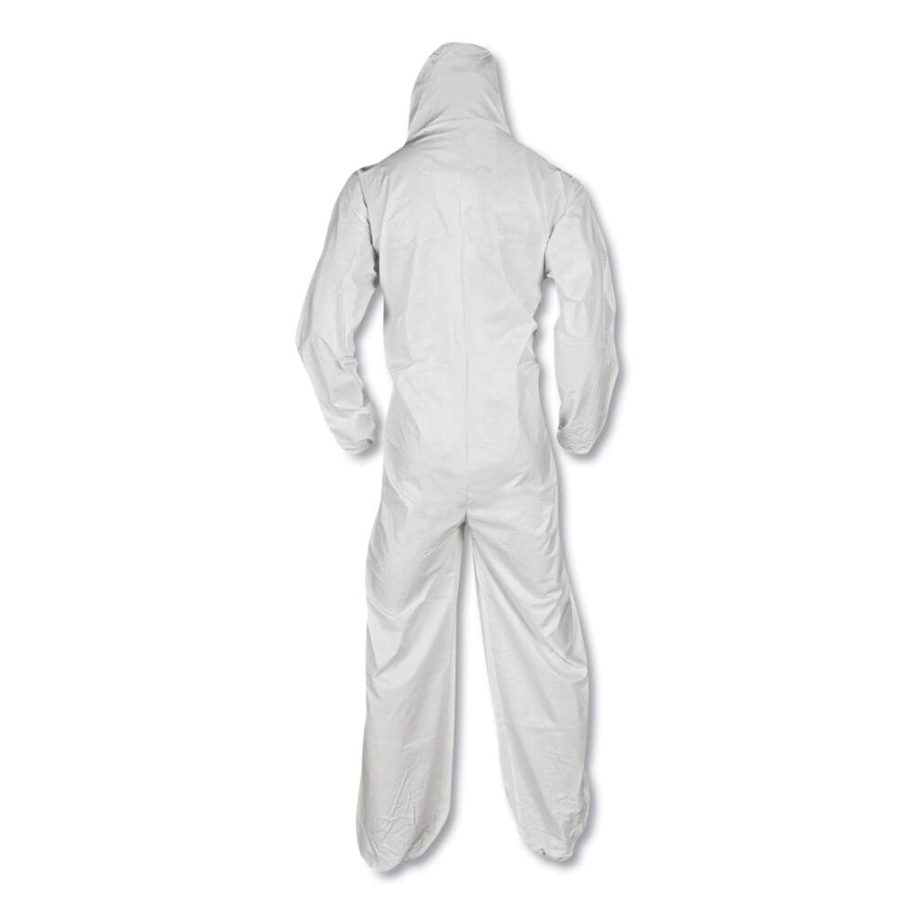 A20 Elastic Back and Ankle Hood and Boot Coveralls, 2X-Large, White, 24/Carton - Image 5