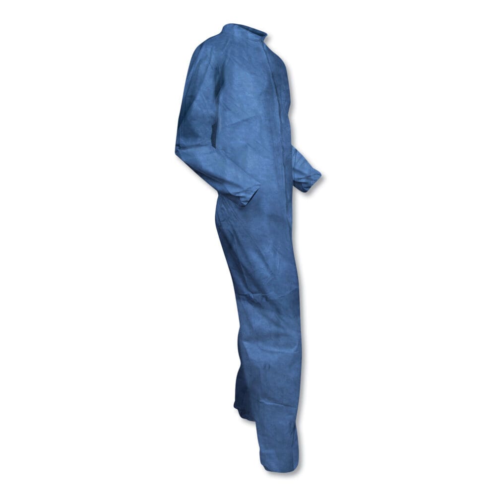 A60 Elastic-Cuff, Ankle and Back Coveralls, 2X-Large, Blue, 24/Carton - Image 4