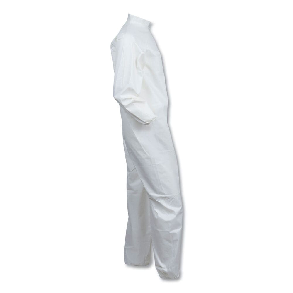 A40 Elastic-Cuff and Ankles Coveralls, White, Large, 25/Carton - Image 4