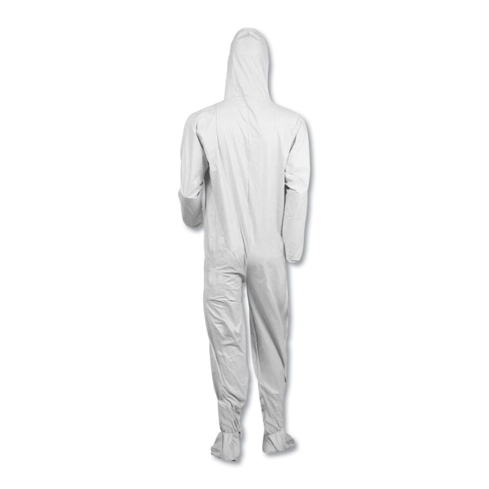 A40 Elastic-Cuff, Ankle, Hood and Boot Coveralls, 3X-Large, White, 25/Carton - Image 6