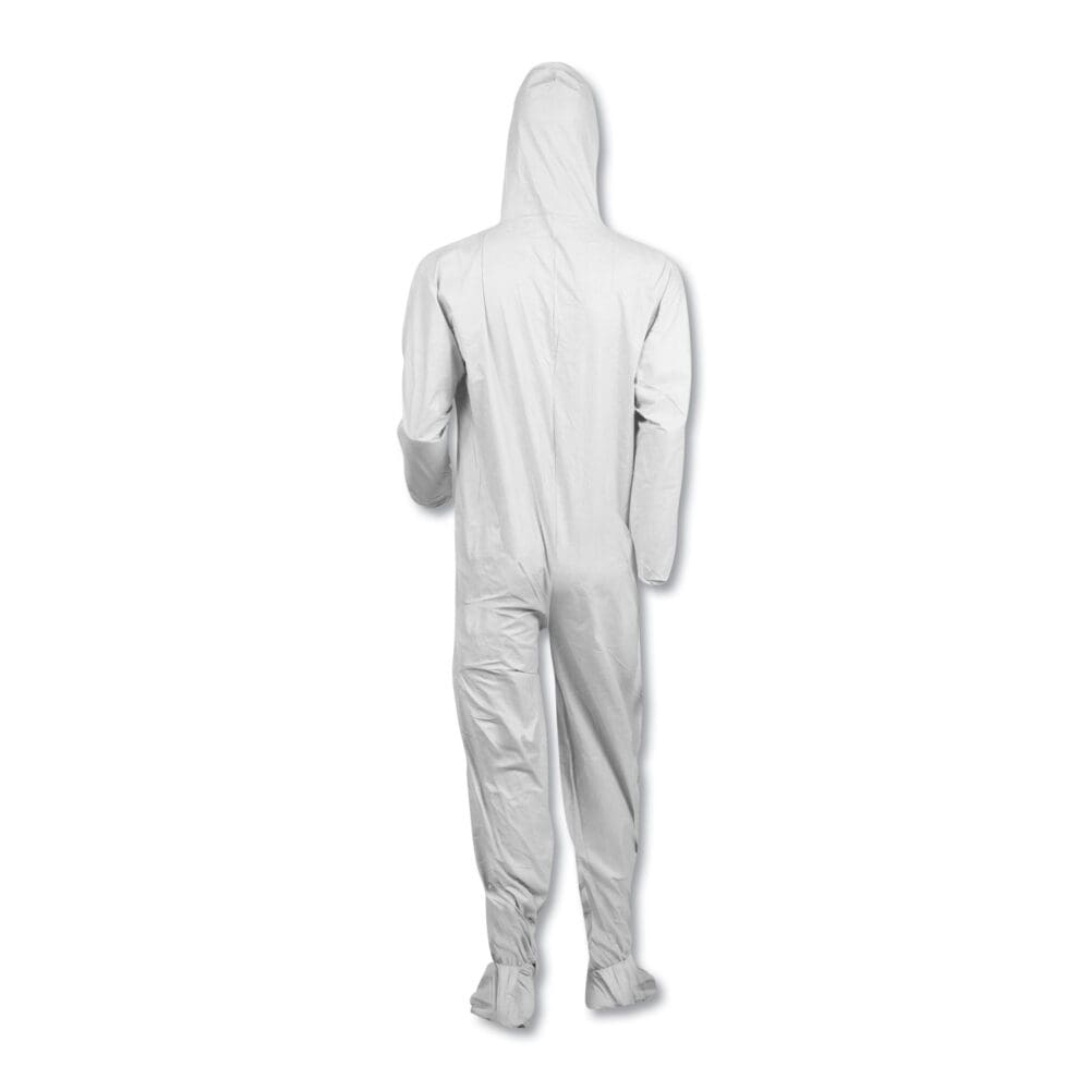 A40 Elastic-Cuff, Ankle, Hood and Boot Coveralls, 2X-Large, White, 25/Carton - Image 5