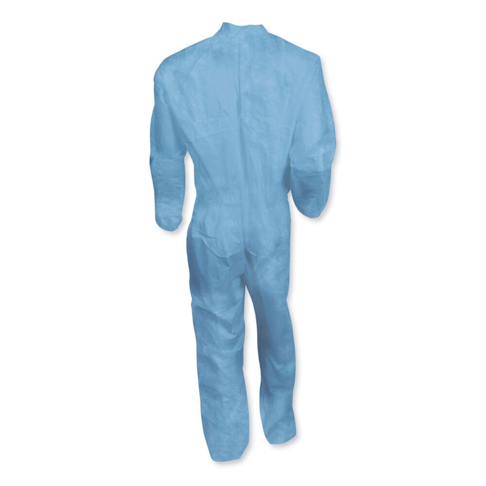 A65 Zipper Front Flame Resistant Coveralls, X-Large, Blue, 25/Carton - Image 5