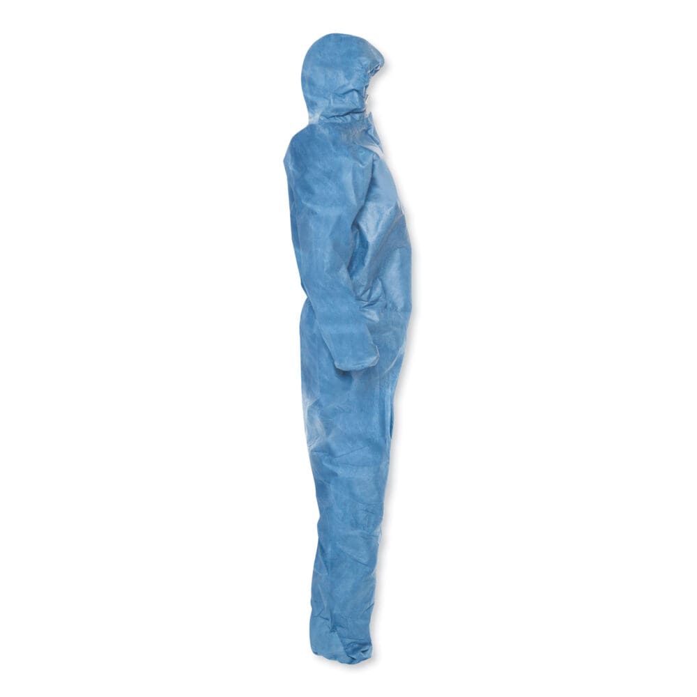 A20 Breathable Particle Protection Coveralls, X-Large, Blue, 24/Carton - Image 4