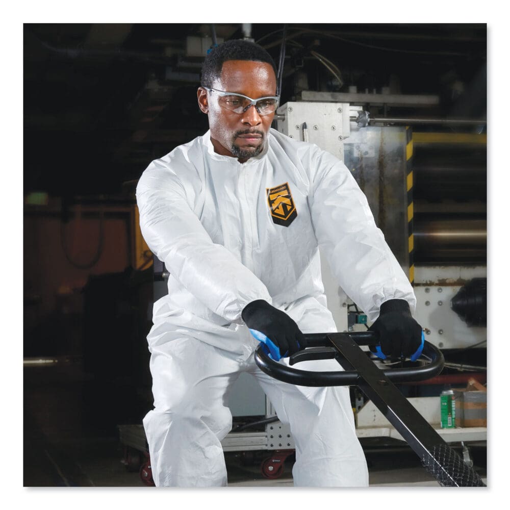 A20 Breathable Particle Protection Coveralls, Zip Closure, X-Large, White - Image 2