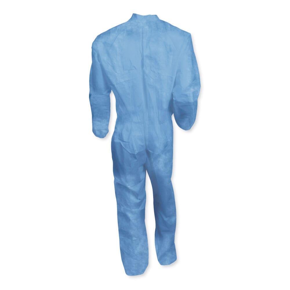 A60 Elastic-Cuff, Ankle and Back Coveralls, 2X-Large, Blue, 24/Carton - Image 5