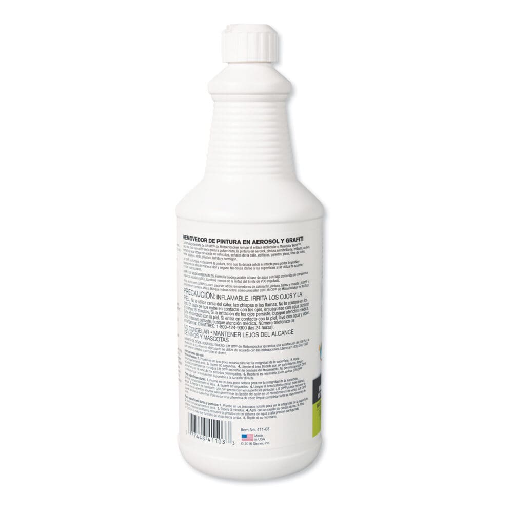 4 Spray Paint Graffiti Remover, 32oz, Bottle, 6/Carton - Image 5