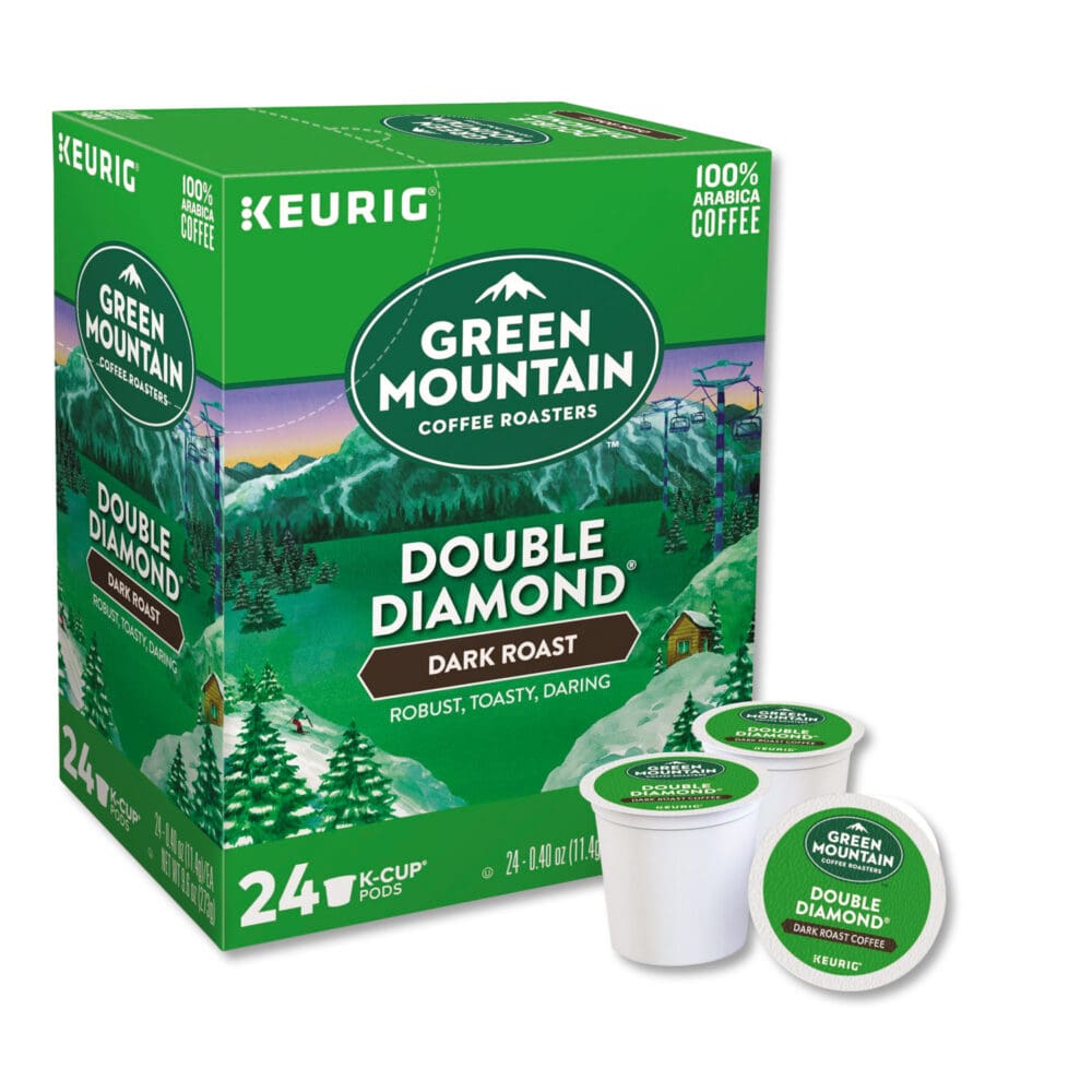 Double Black Diamond Extra Bold Coffee K-Cups, 24/Box - Image 2