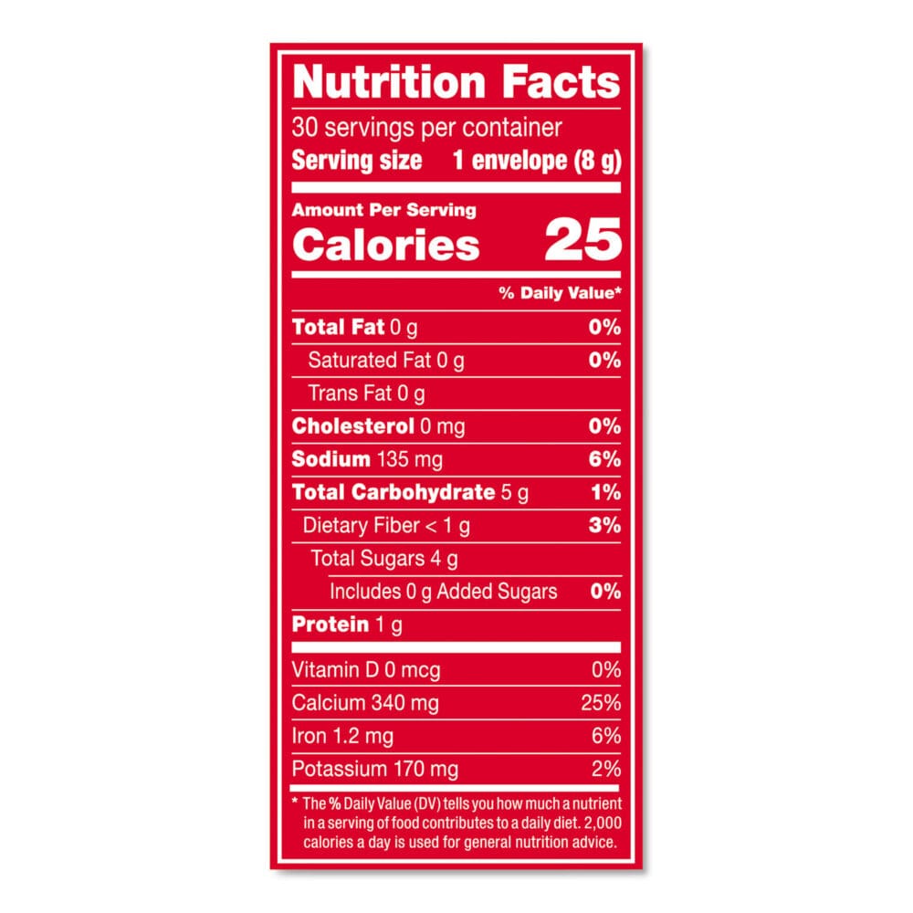 No-Sugar-Added Hot Cocoa Mix Envelopes, Rich Chocolate, 0.28 oz Packet, 30/Box - Image 5