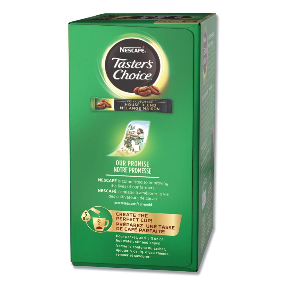 Taster's Choice Stick Pack, Decaf, 0.06oz, 80/Box - Image 5