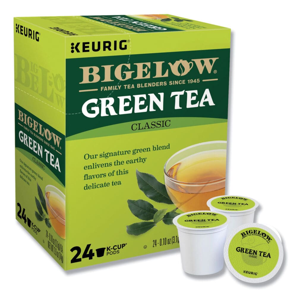 Green Tea K-Cup Pack, 24/Box, 4 Box/Carton - Image 2