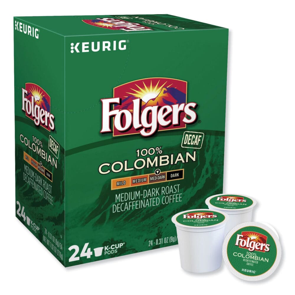 100% Colombian Decaf Coffee K-Cups, 24/Box - Image 2