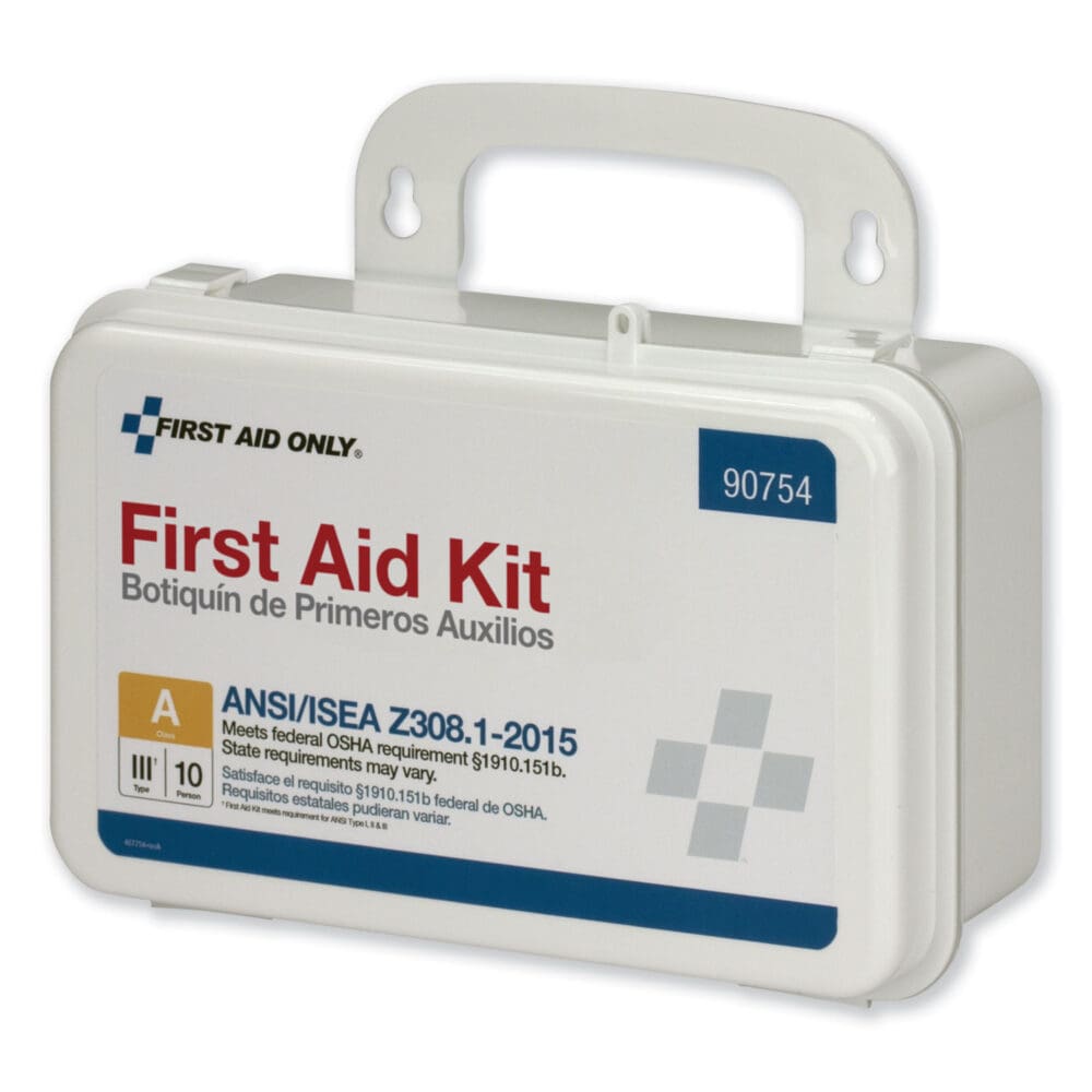 ANSI Class A 10 Person First Aid Kit, 71 Pieces, Plastic Case - Image 4