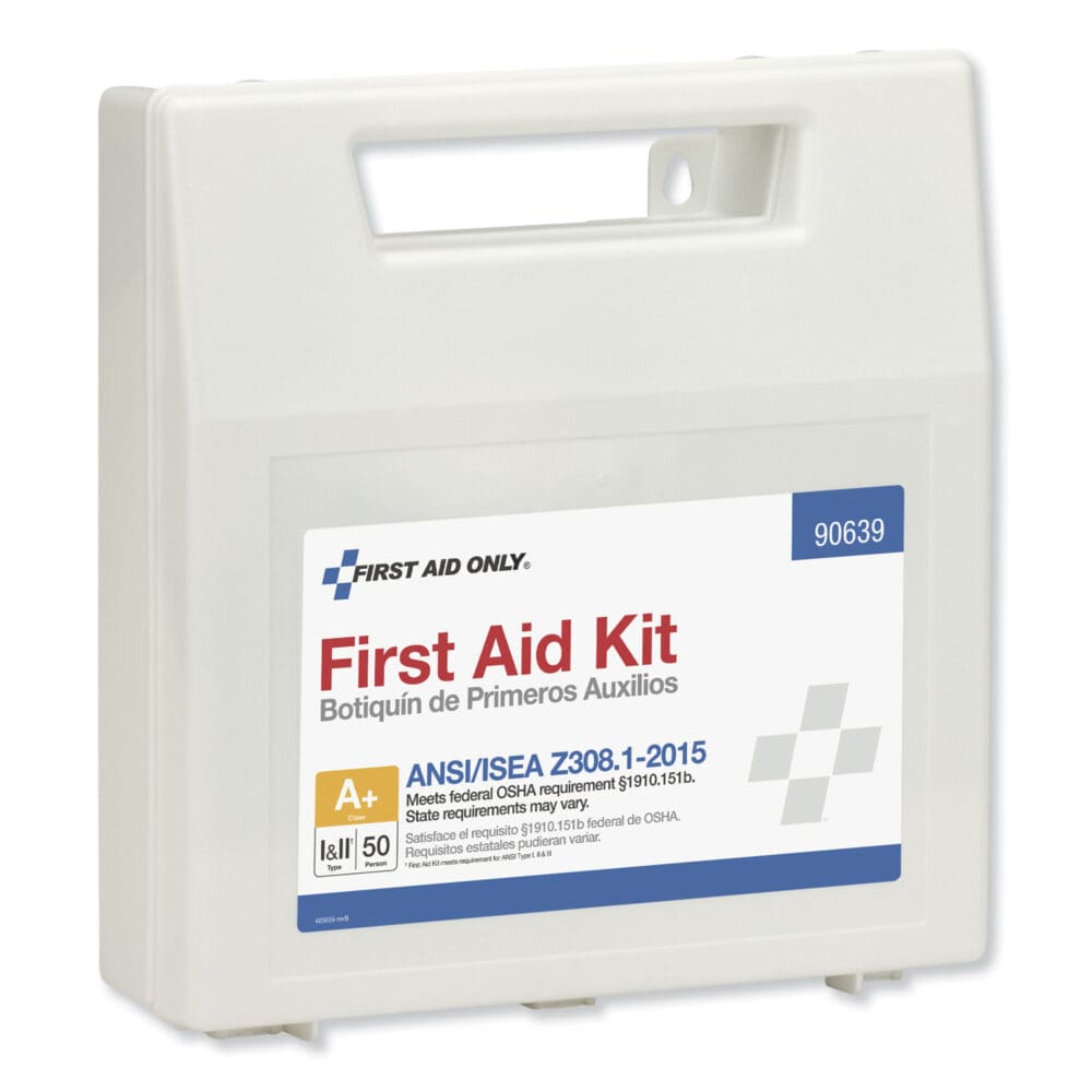 ANSI Class A+ First Aid Kit for 50 People, 183 Pieces, Plastic Case - Image 5