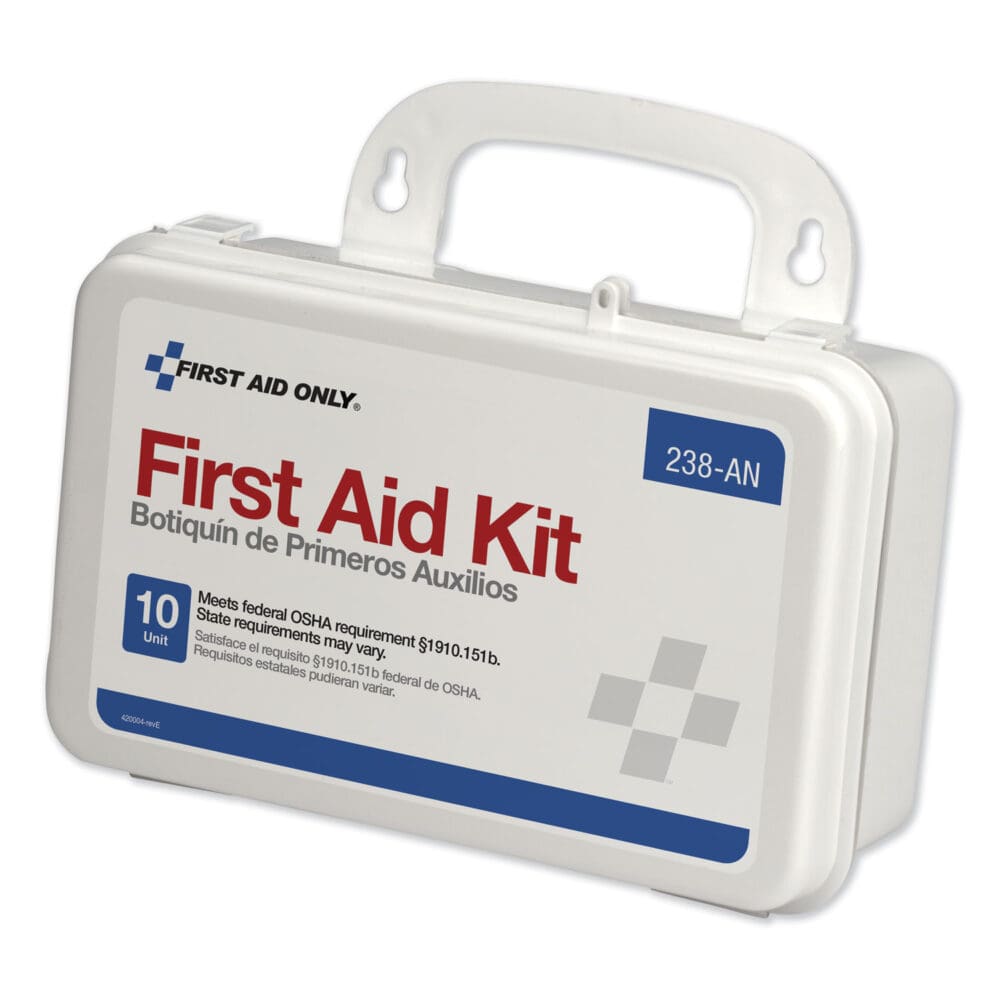 ANSI-Compliant First Aid Kit, 64 Pieces, Plastic Case - Image 4