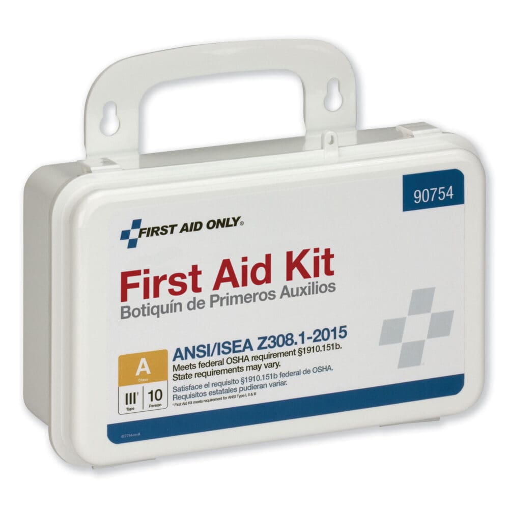 ANSI Class A 10 Person First Aid Kit, 71 Pieces, Plastic Case - Image 3