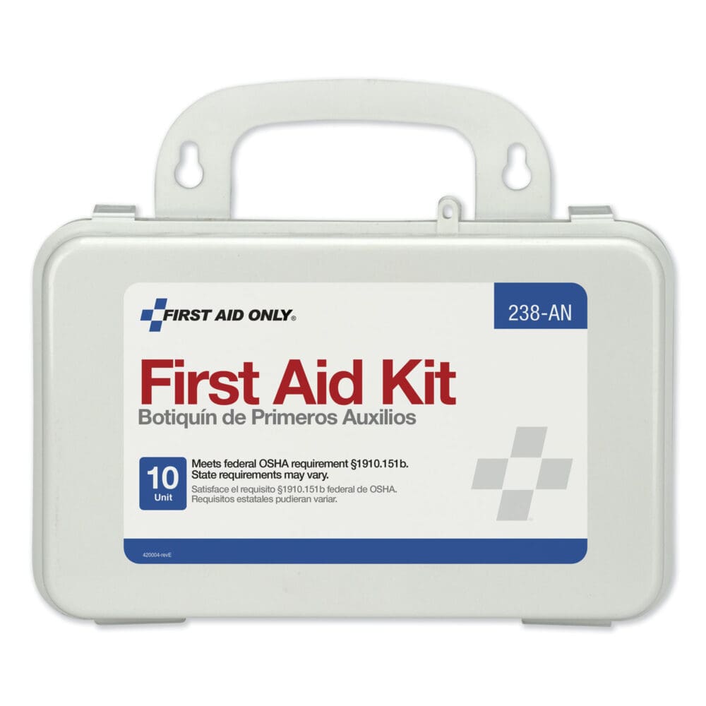 ANSI-Compliant First Aid Kit, 64 Pieces, Plastic Case - Image 2