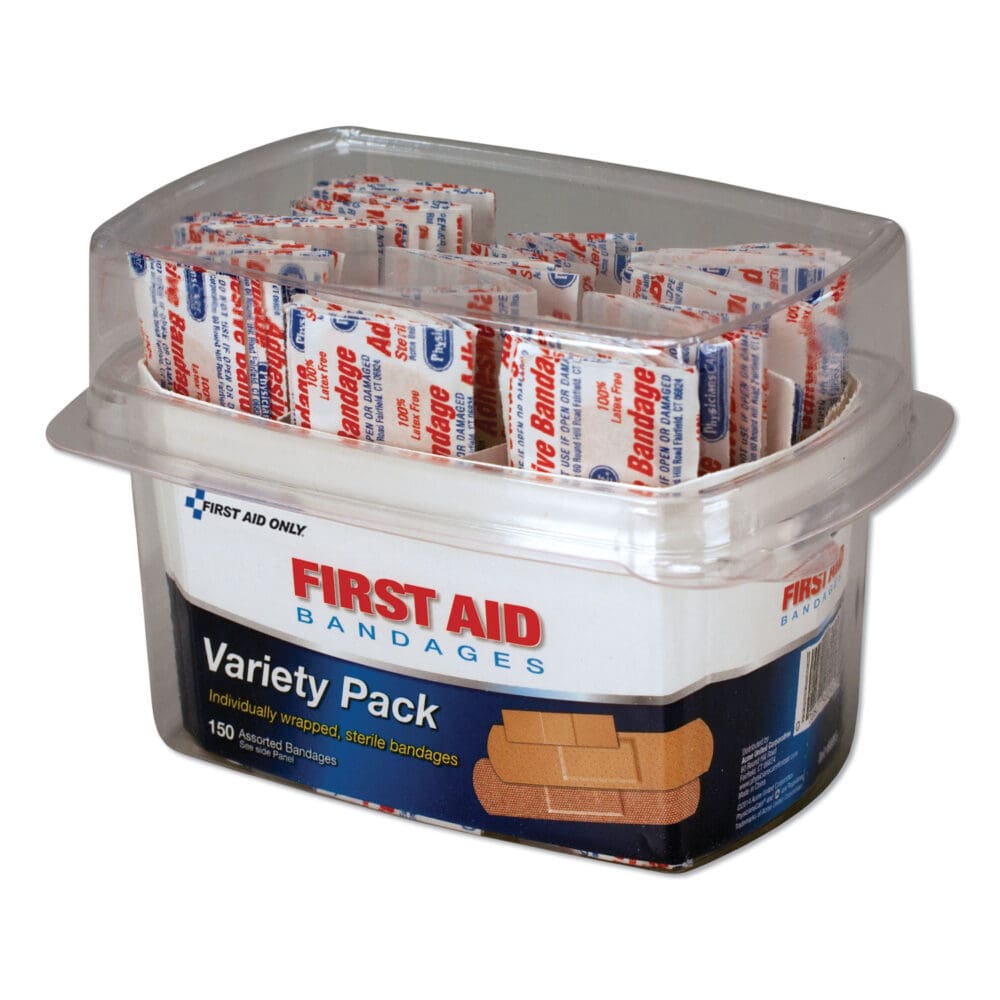 First Aid Bandages, Assorted, 150 Pieces/Kit - Image 4