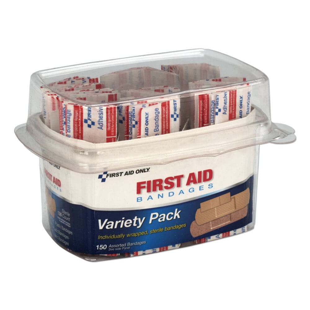 First Aid Bandages, Assorted, 150 Pieces/Kit - Image 3