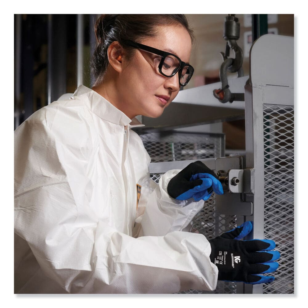 G40 Foam Nitrile Coated Gloves, 220 mm Length, Small/Size 7, Blue, 12 Pairs - Image 5