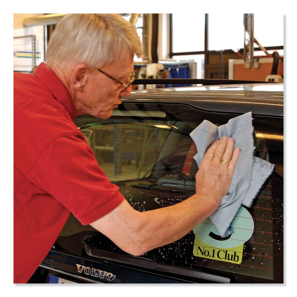 Windshield Towel, 2-Ply, 9.13 x 10.25, Blue, 140/Pack, 16 Packs/Carton - Image 5