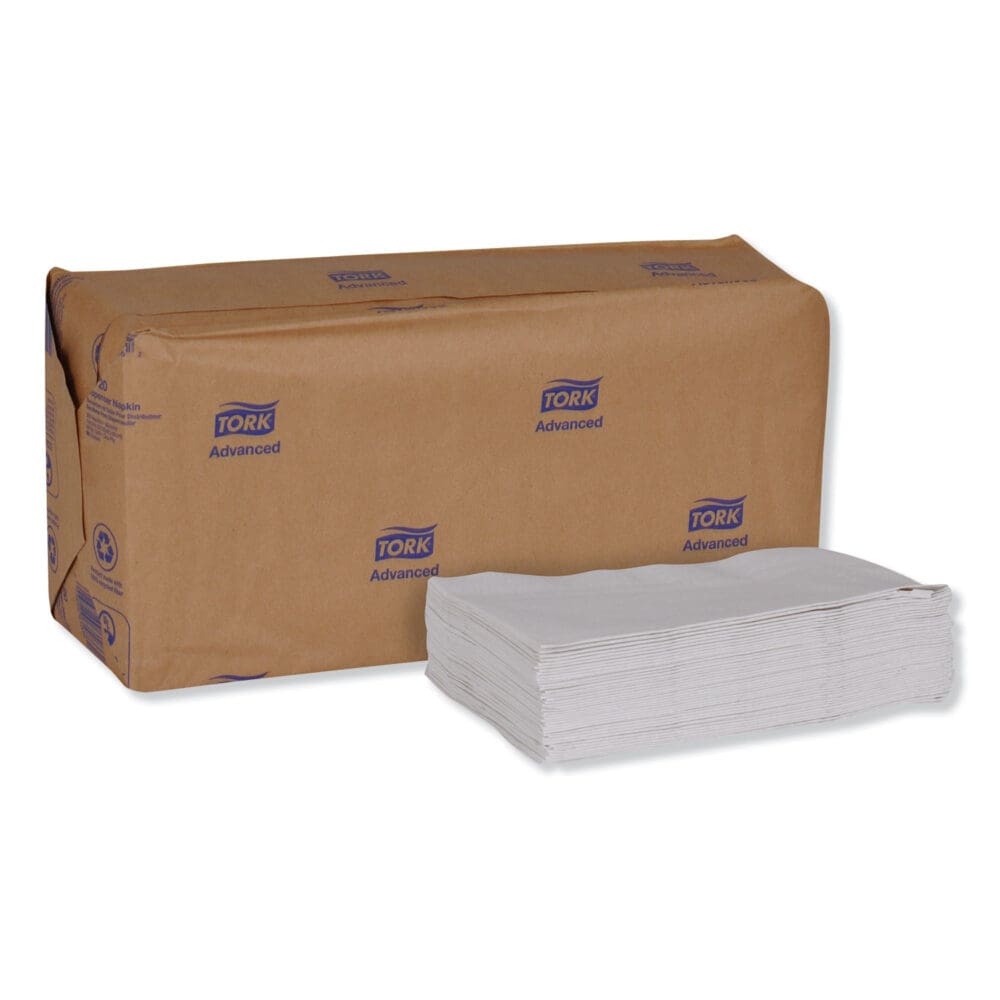 Advanced Soft Minifold Dispenser Napkins, 1-Ply,13" x 12", White, 6000/CT - Image 3