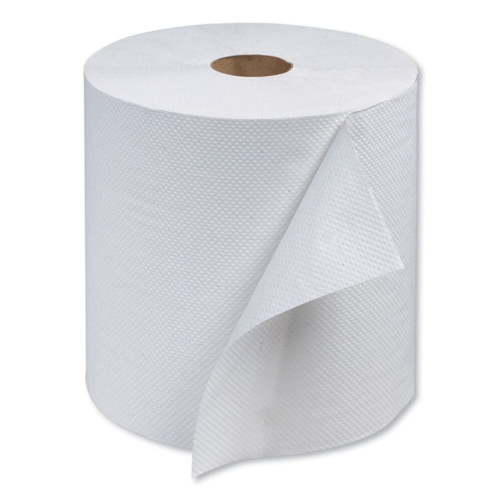 Advanced Hardwound Roll Towel, 1-Ply, 7.88" x 800 ft, White, 6 Rolls/Carton - Image 4