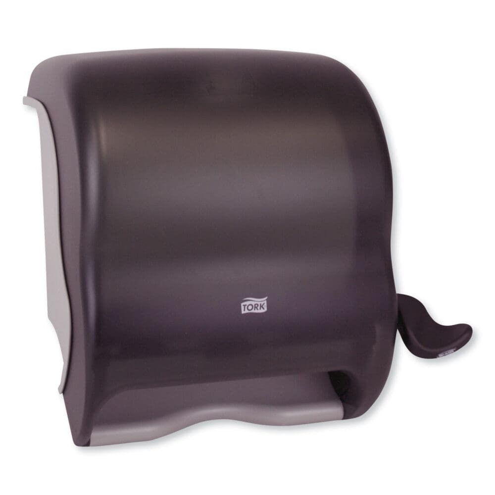 Compact Hand Towel Roll Dispenser, 12.49 x 8.6 x 12.82, Smoke - Image 8