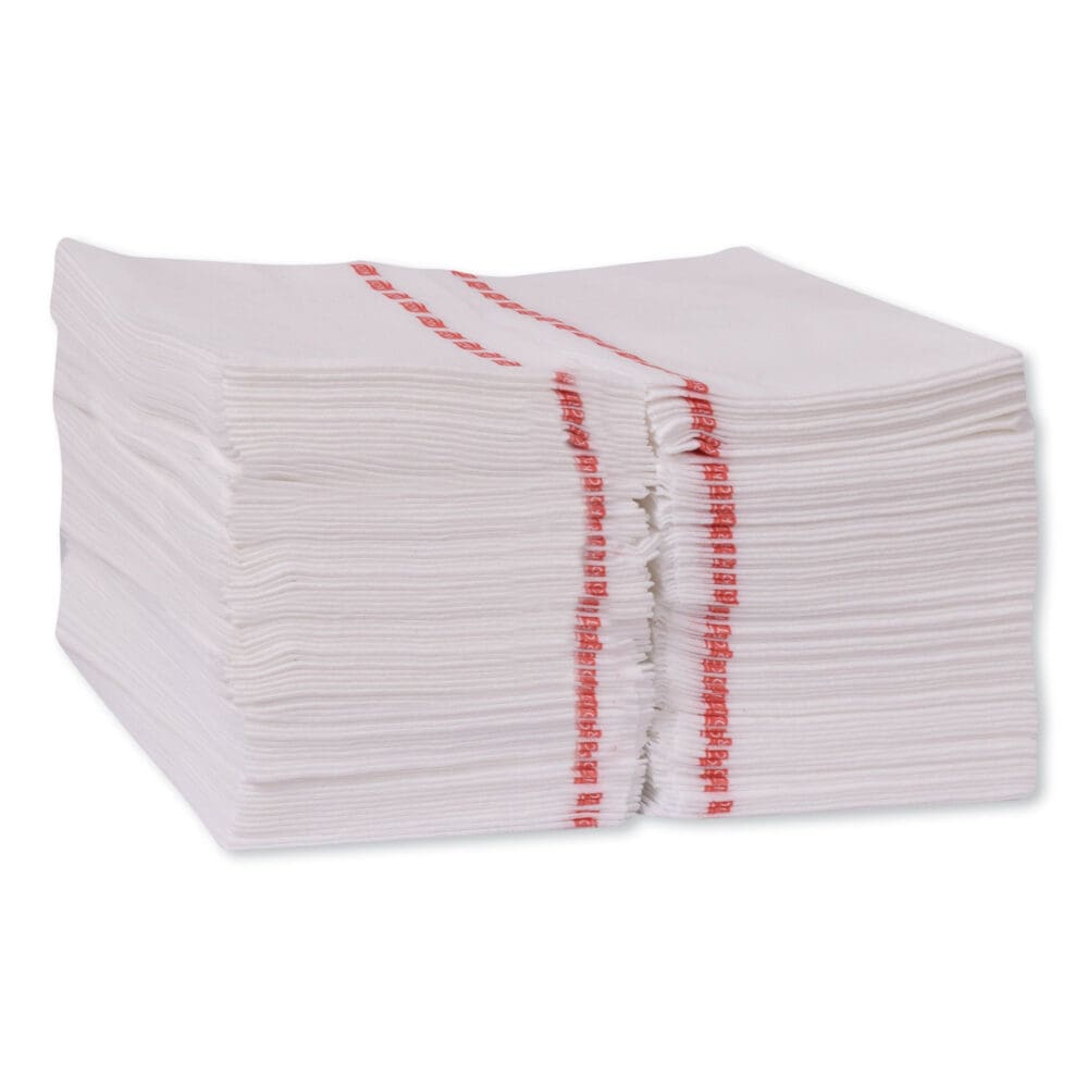 Foodservice Cloth, 13 x 24, White, 150/Carton - Image 6