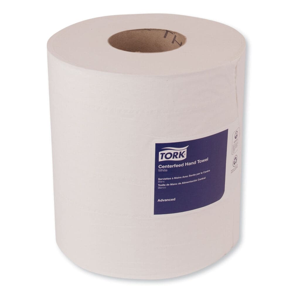 Advanced Centerfeed Hand Towel, 2-Ply, 8.25 x 11.8, White, 610/Roll, 6/Carton - Image 4