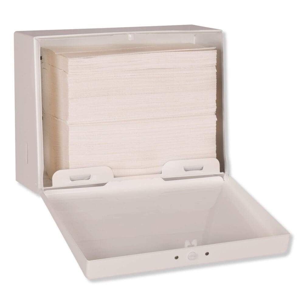 Singlefold Hand Towel Dispenser, 11.75 x 5.75 x 9.25, White - Image 3