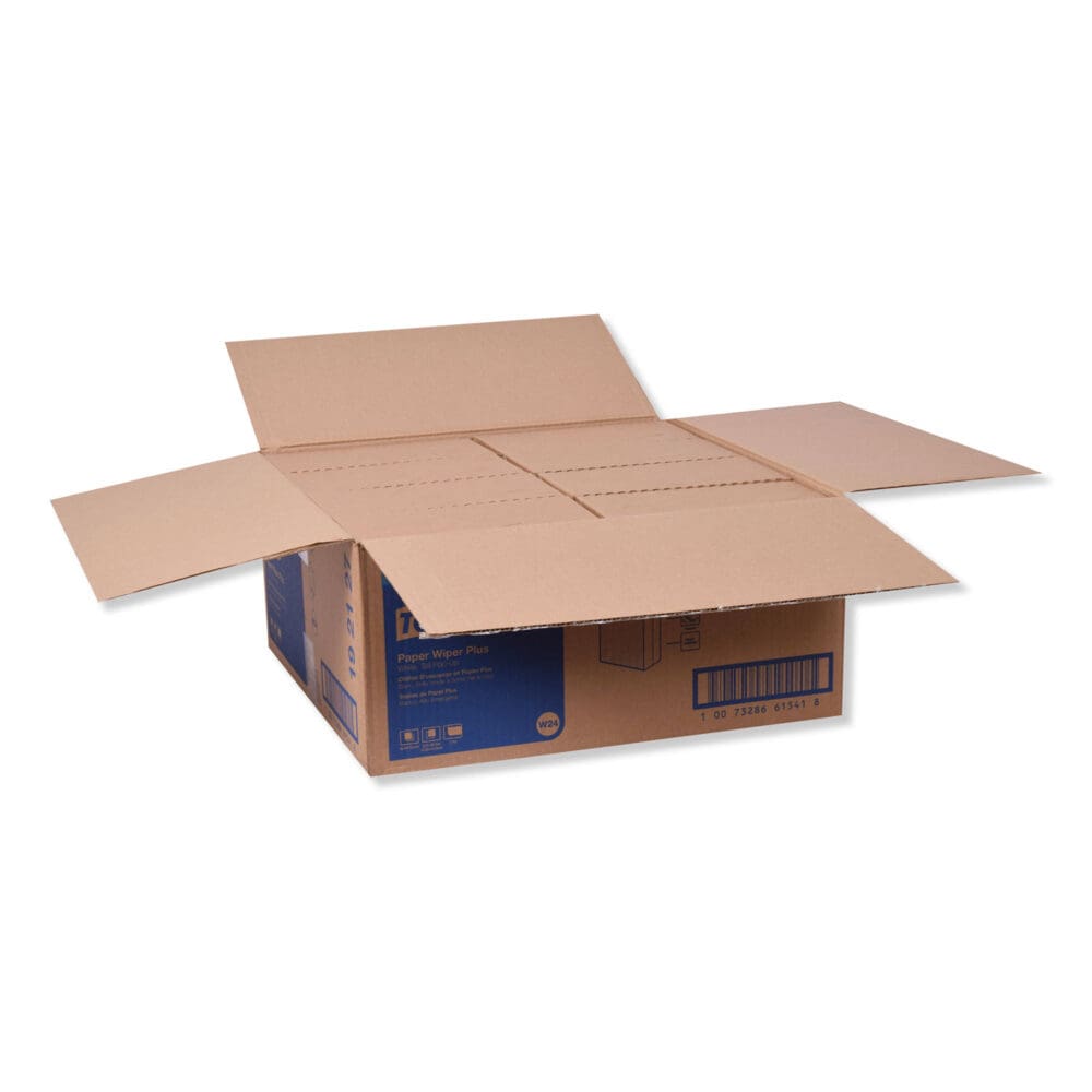 Multipurpose Paper Wiper, 9.25 x 16.25, White, 100/Box, 8 Boxes/Carton - Image 2