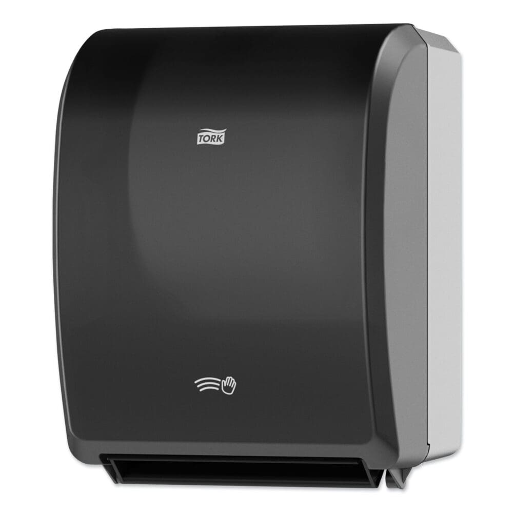 Electronic Hand Towel Roll Dispenser, 8" Roll, 12.32 x 9.32 x 15.95, Black - Image 5