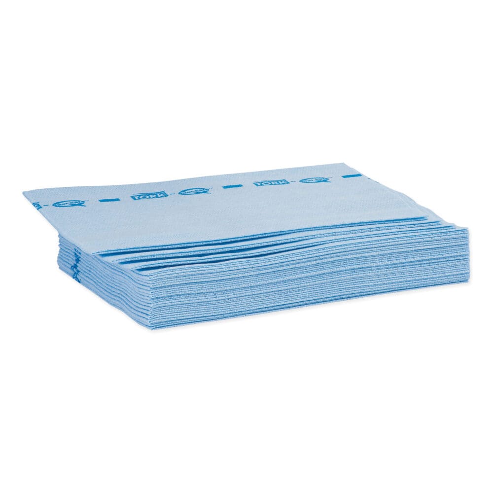 Foodservice Cloth, 13 x 21, Blue, 150/Carton - Image 4